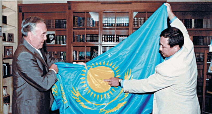 Ғарышта болған Қазақстан Республикасының Мемлекеттік Туы